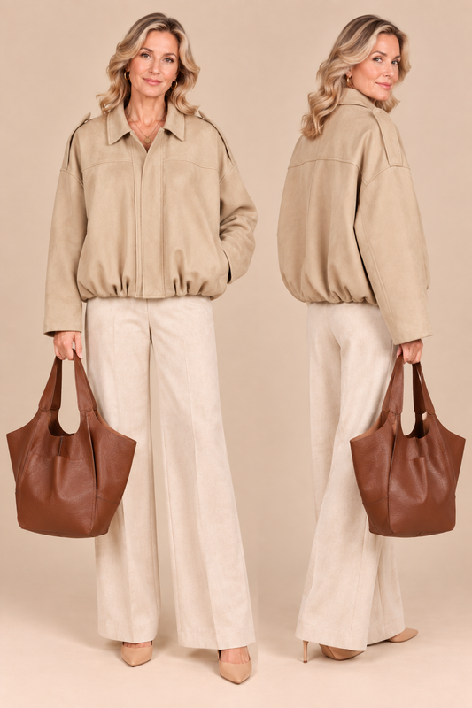 Louisa | Cazadora Bomber Oversize Relajada
