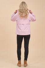 REGINA/ Chaqueta impermeable con capucha DWR™ de corte holgado clásico