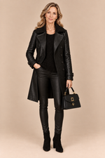LENA™ | ABRIGO DE CUERO
