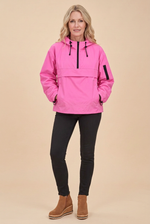 REGINA/ Chaqueta impermeable con capucha DWR™ de corte holgado clásico