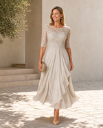 Rose | Vestido Midi de Encaje Favorecedor