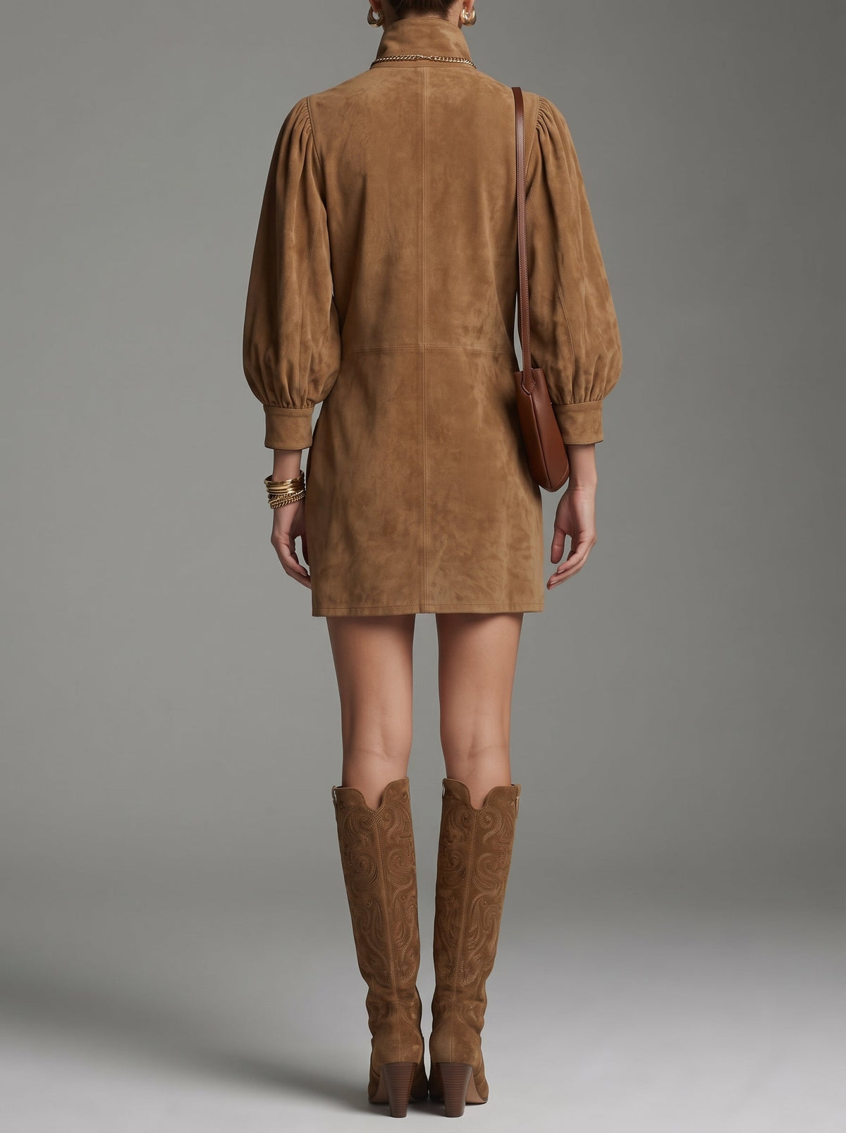 Federica | Vestido mini vintage con patchwork