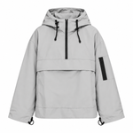 REGINA/ Chaqueta impermeable con capucha DWR™ de corte holgado clásico
