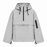 REGINA/ Chaqueta impermeable con capucha DWR™ de corte holgado clásico