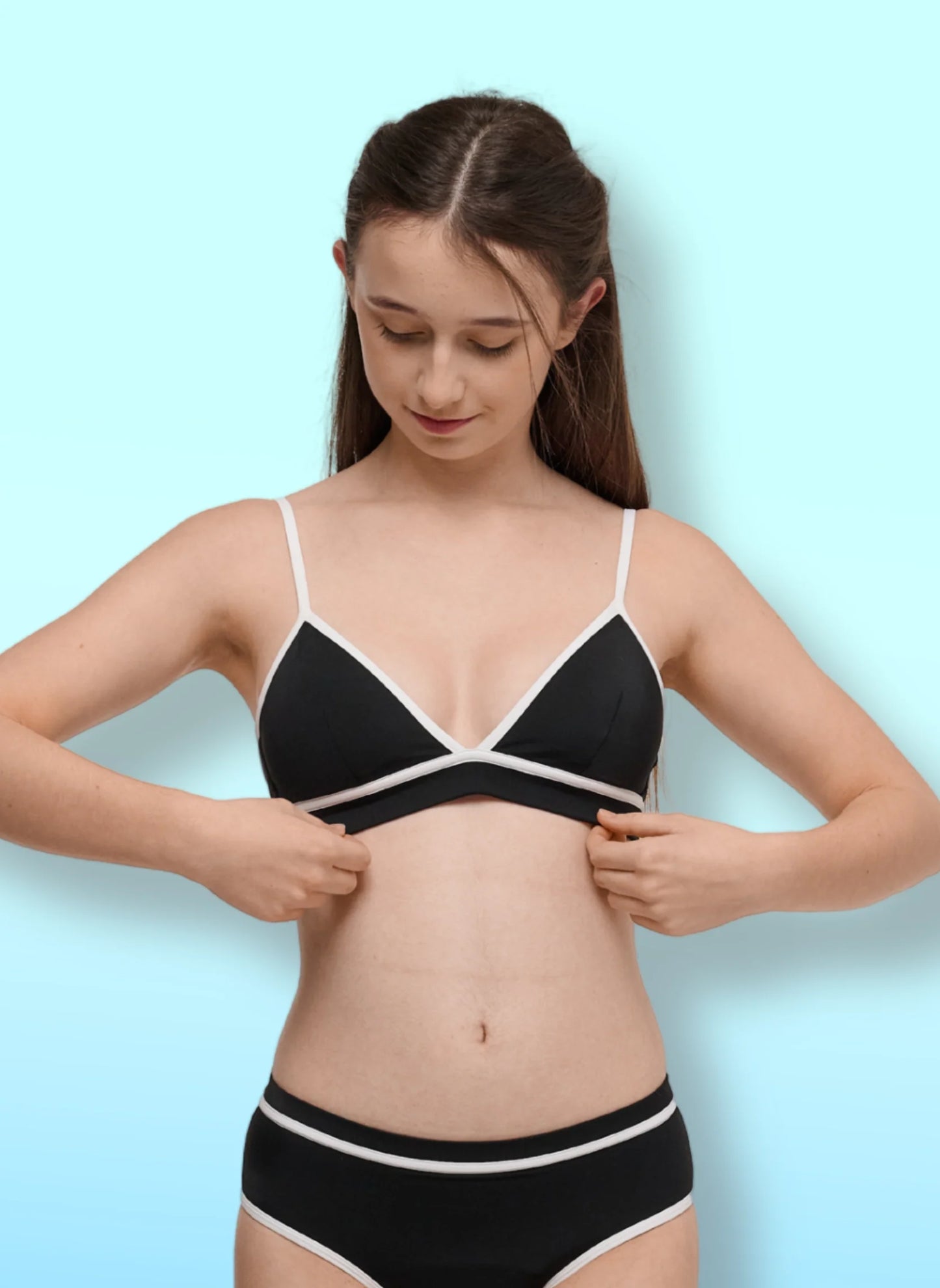 LIA - Top de bañador menstrual para adolescentes