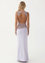 ARIA VEIL CUT - Vestido Maxi con Encaje y Espalda Abierta