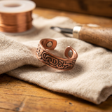 Anillo de cobre con rebaba