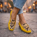 Amarillo y Leopardo
