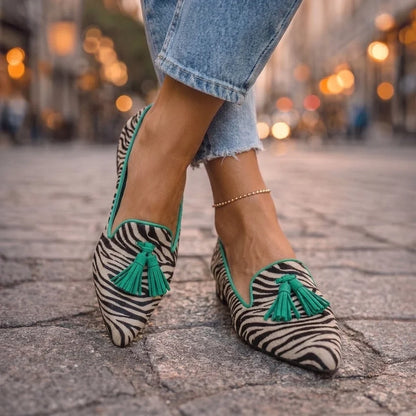 Livia Bailarinas de Punta con Estampado Leopardo