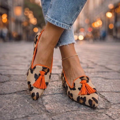 Livia Bailarinas de Punta con Estampado Leopardo