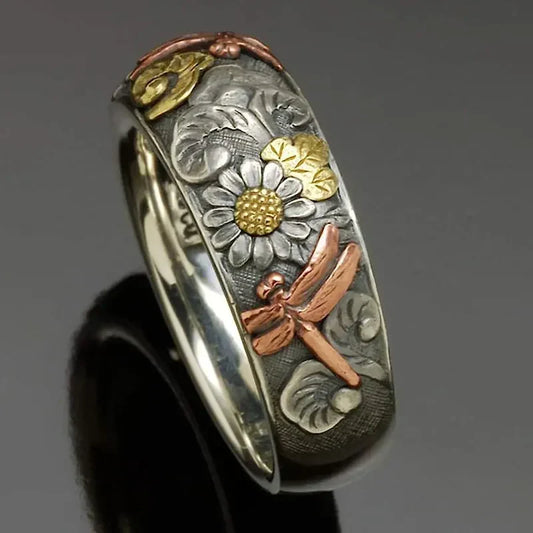 Anillo Éliane — Plata Vintage