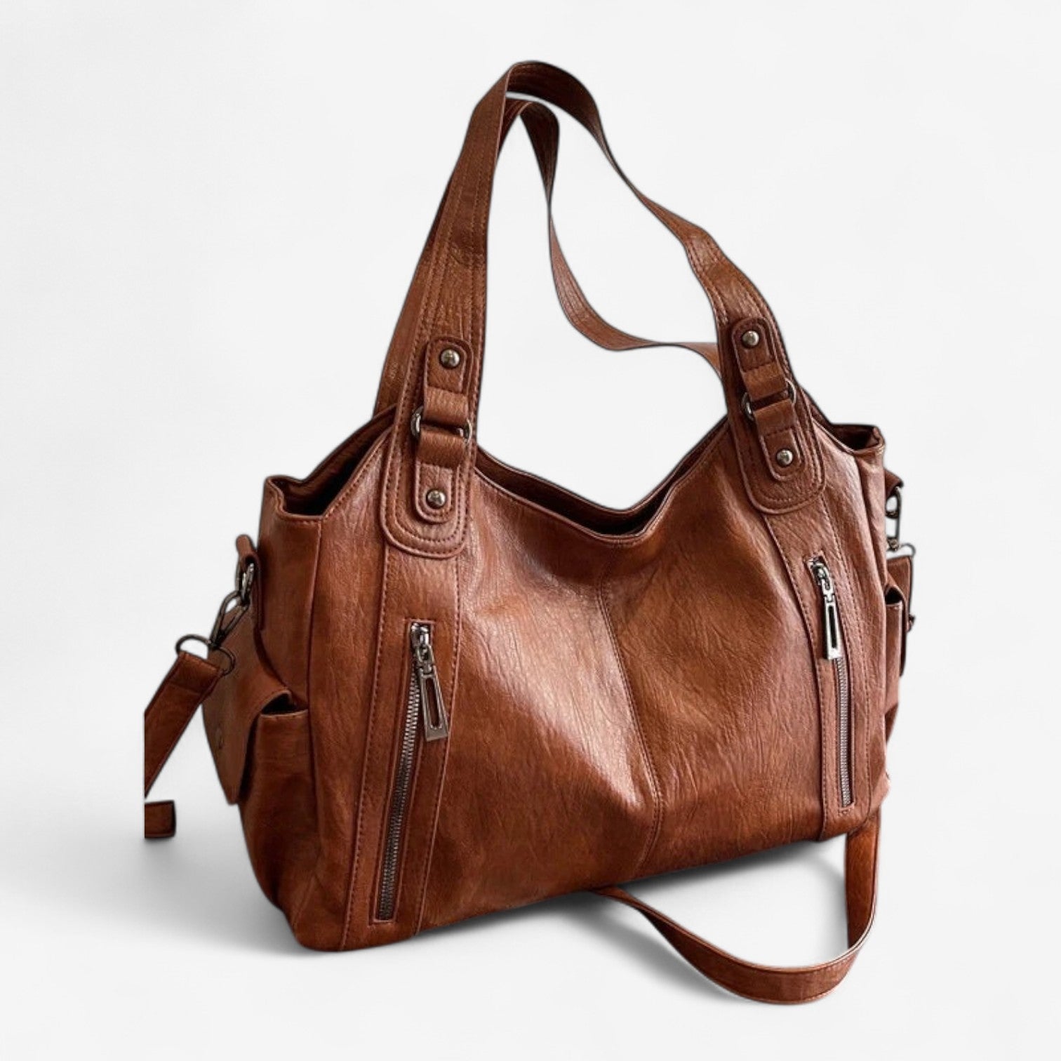 Un bolso elegante Marrón