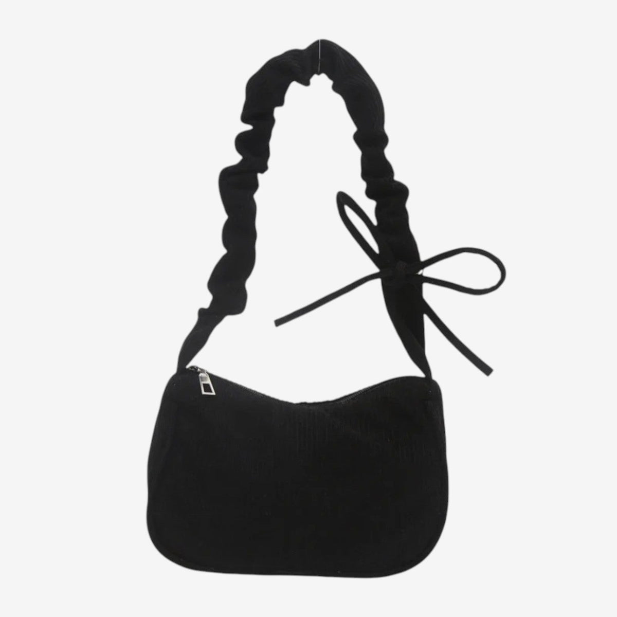 Bolso plisado Negro