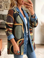 Avery | Chaqueta Vaquera Abstracta Vintage