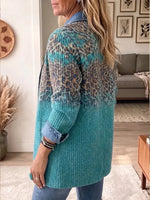 Olivia | Chaqueta Vaquera Vintage Elegante con Estampado de Leopardo