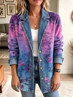Evelyn | Chaqueta con Estilo de Estampado Floral Retro