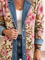 Luna | Chaqueta con Estampado Floral y Leopardo Retro