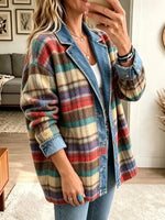 Charlotte | Chaqueta Vaquera Patchwork Vintage para Mujer