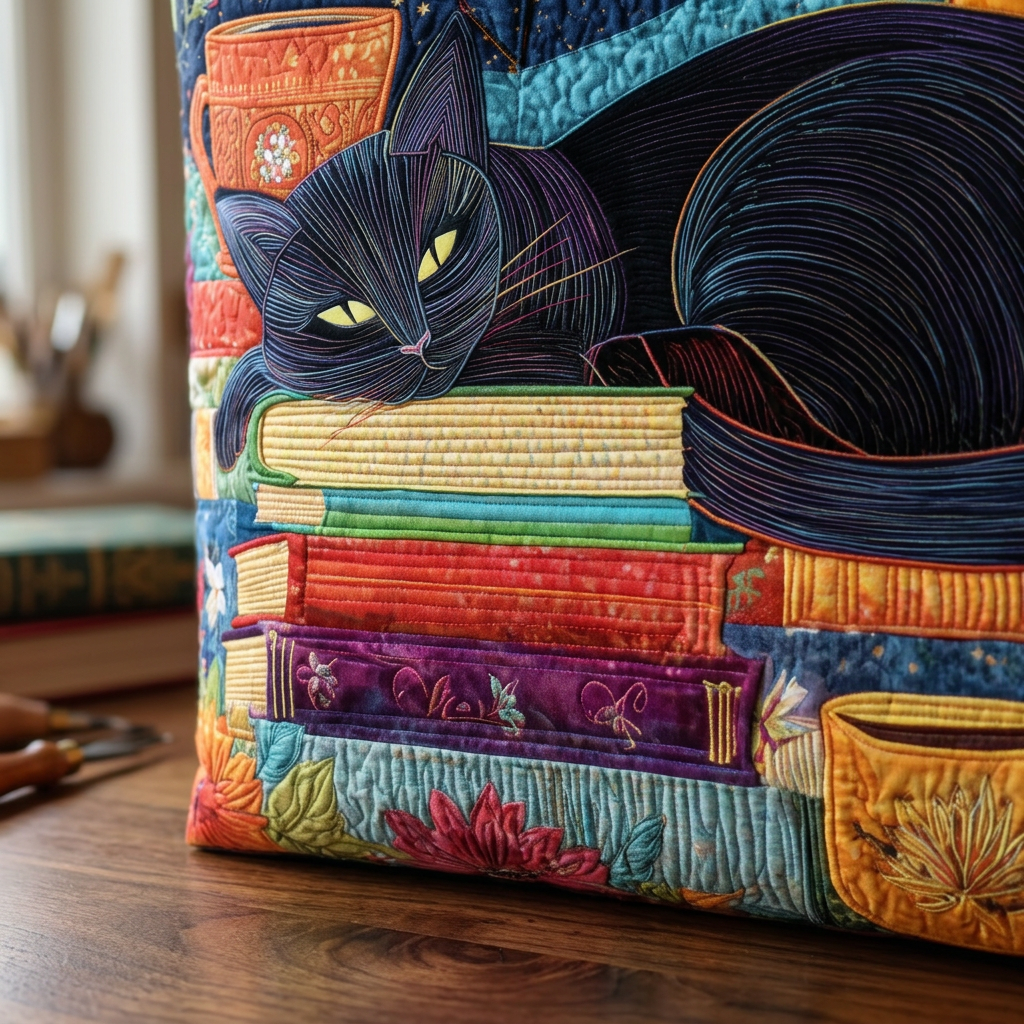 GATO NEGRO, LIBROS Y TAZAS | Dos Tallas