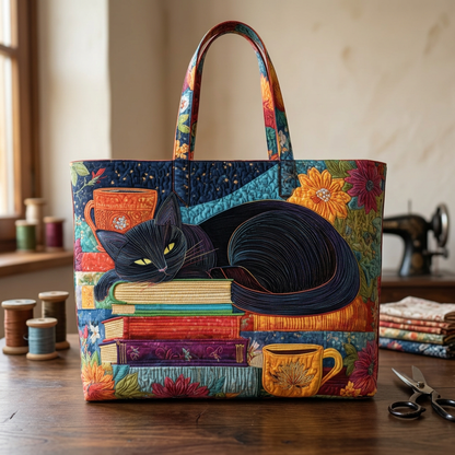 GATO NEGRO, LIBROS Y TAZAS | Dos Tallas