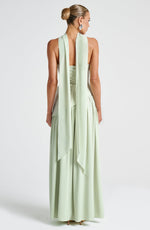 Vestido Largo Emilia - Verde menta