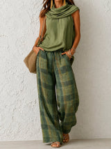 LILI- Conjunto Natural - Comodidad Relajada con Elegancia Artesanal