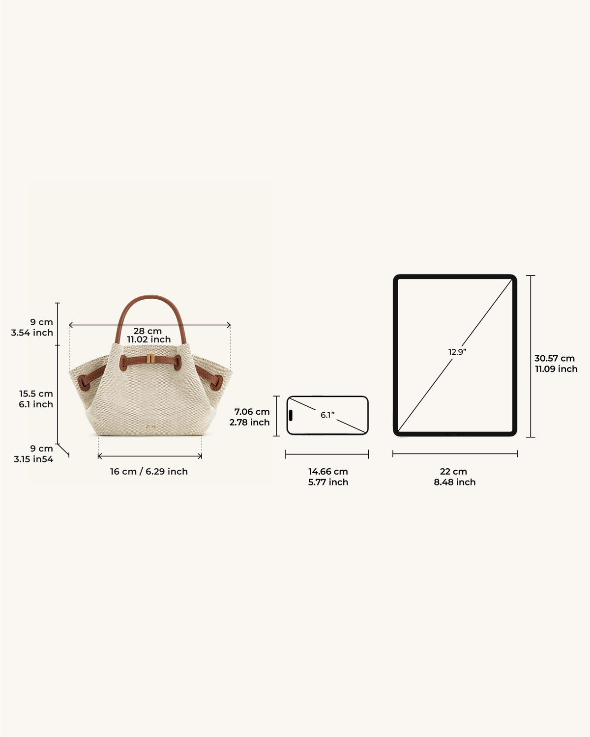 BOLSO ELISA RAFFIA