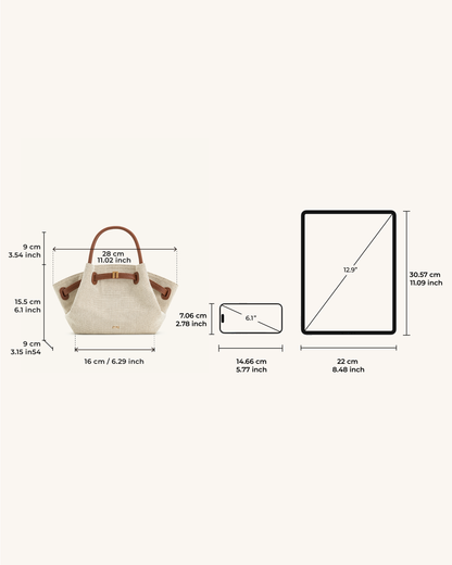BOLSO ELISA RAFFIA