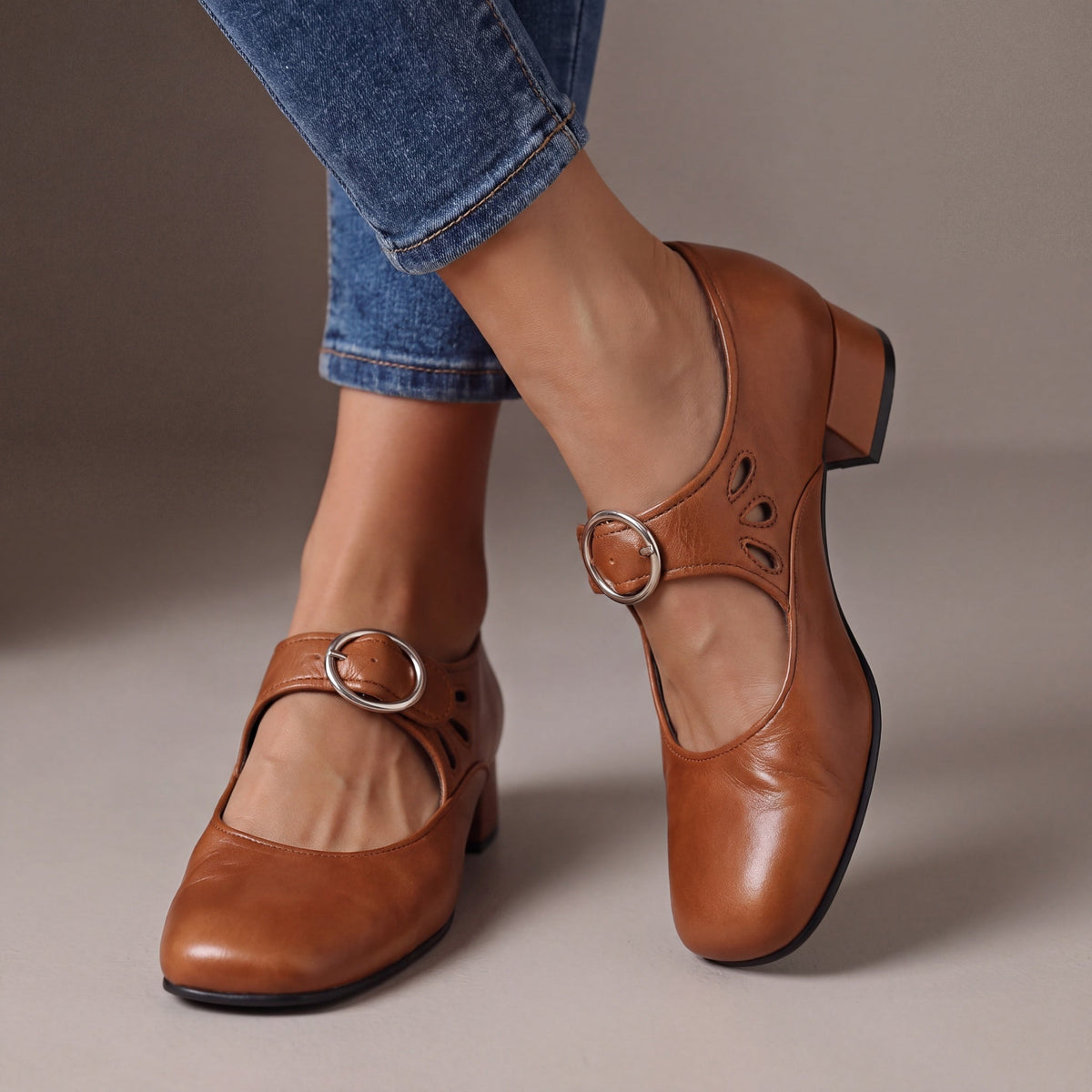 Josephine | Sandalias Cómodas de Piel