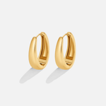 Pendientes de aro en oro