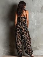 Vera - Mono palazzo estampado animal