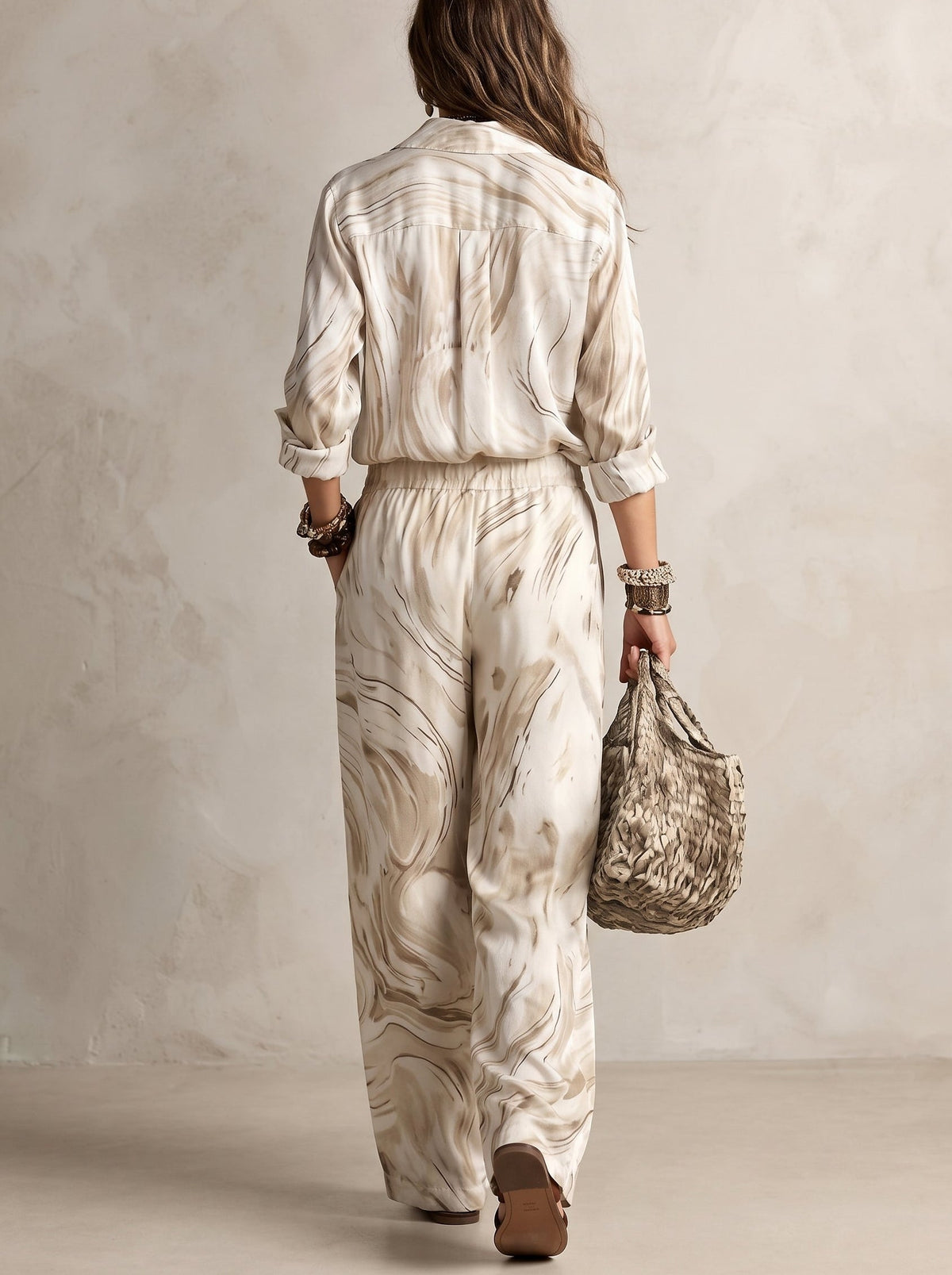Vittoria | Conjunto chic con cárdigan cruzado