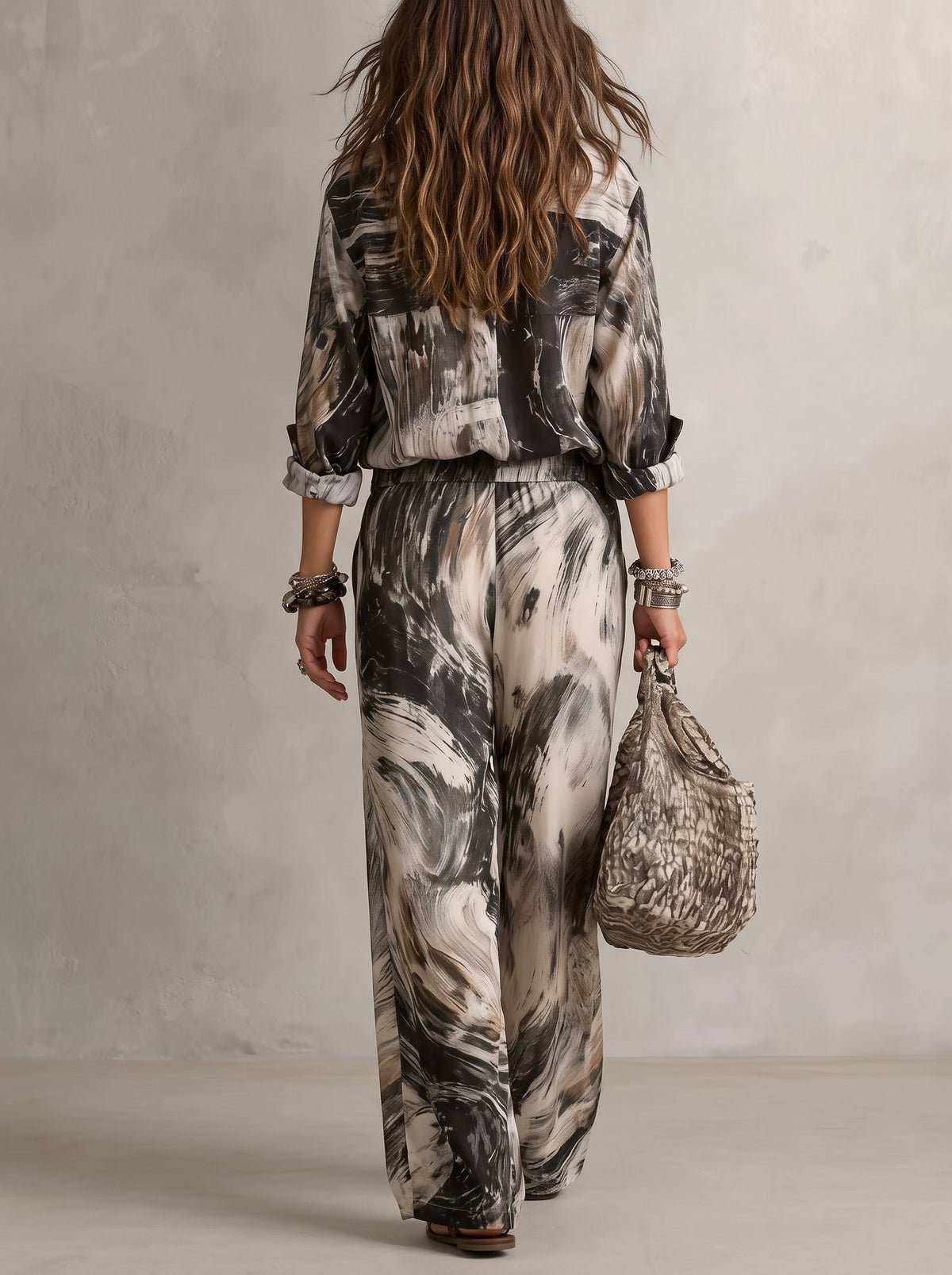 Vittoria | Conjunto chic con cárdigan cruzado