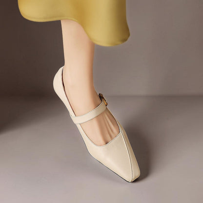Zorae | Zapato de Tacón Mary Jane de Paneles