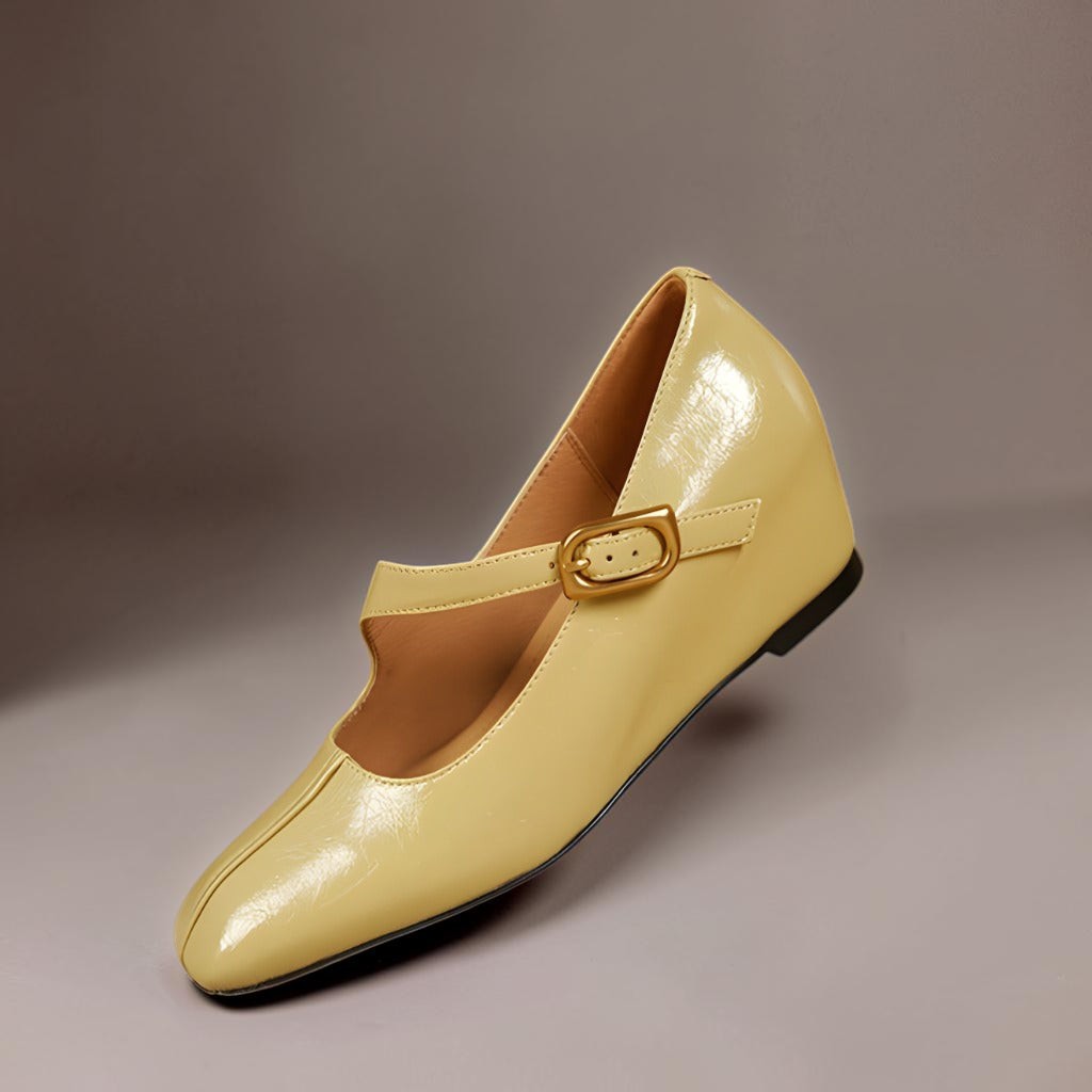 Viora | Zapatos de Tacón Mary Jane de Piel Genuina