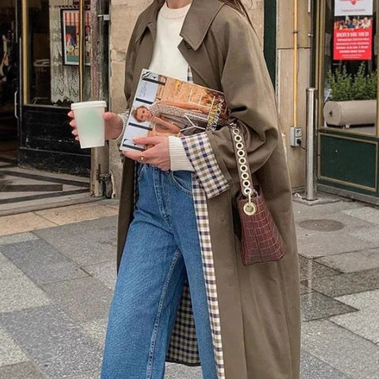 Lucia | Abrigo Trench Oversize Refinado